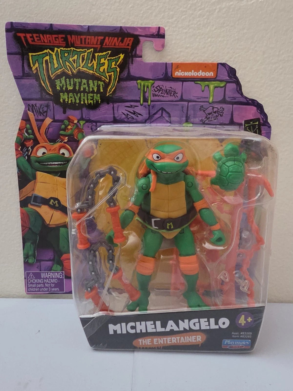 Mutant Mayhem 4.25” Michelangelo Basic Action Figure - Grown Up Kids
