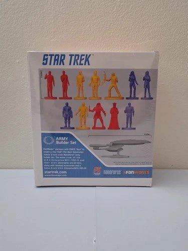 Nano Force The Next Generation Number Two Star Trek Army Builders Set Red Nib - Grown Up Kids