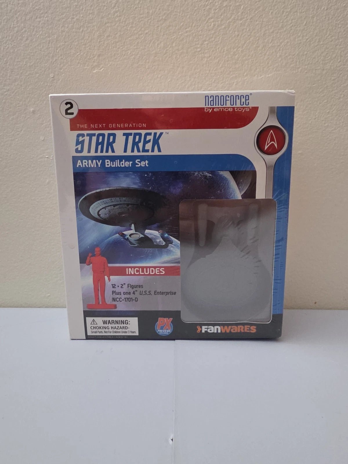 Nano Force The Next Generation Number Two Star Trek Army Builders Set Red Nib - Grown Up Kids