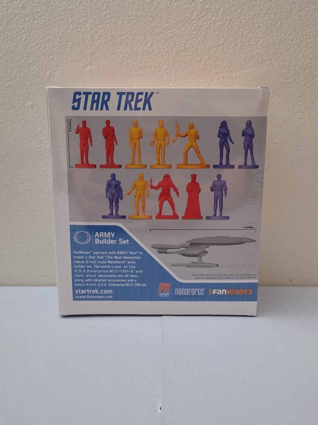 Nano Force The Next Generation Number Two Star Trek Army Builders Set Red Nib - Grown Up Kids