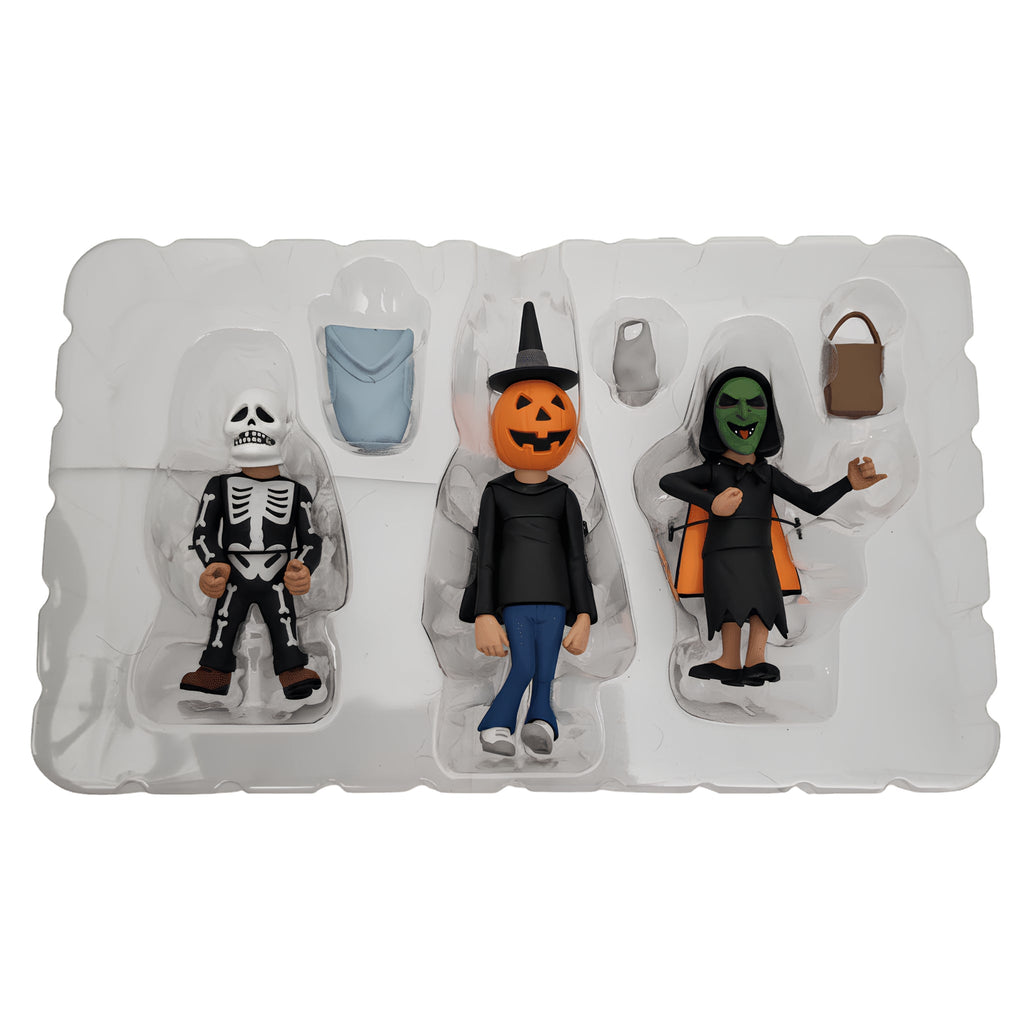 NECA Halloween III Season of the Witch Trick or Treaters Figure Inner Tray Set - Grown Up Kids