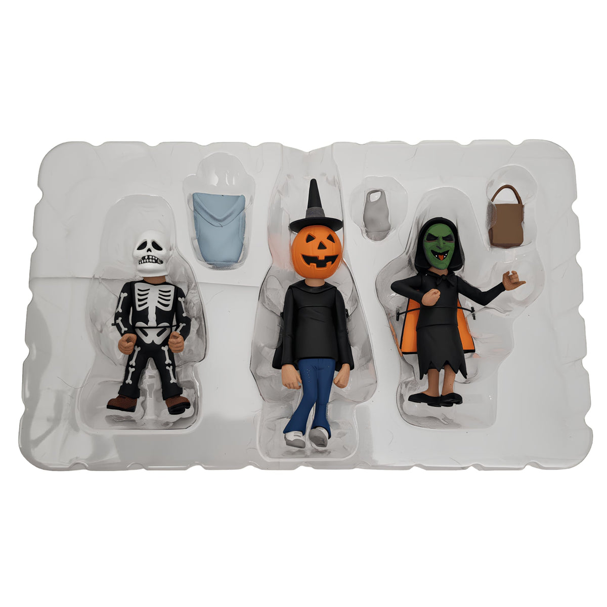 NECA Halloween III Season of the Witch Trick or Treaters Figure Inner Tray Set - Grown Up Kids