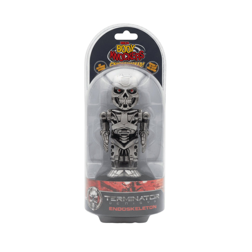 NECA Terminator Genisys Endoskeleton Body Knockers Solar Powered Bobble Figure - Official - Grown Up Kids