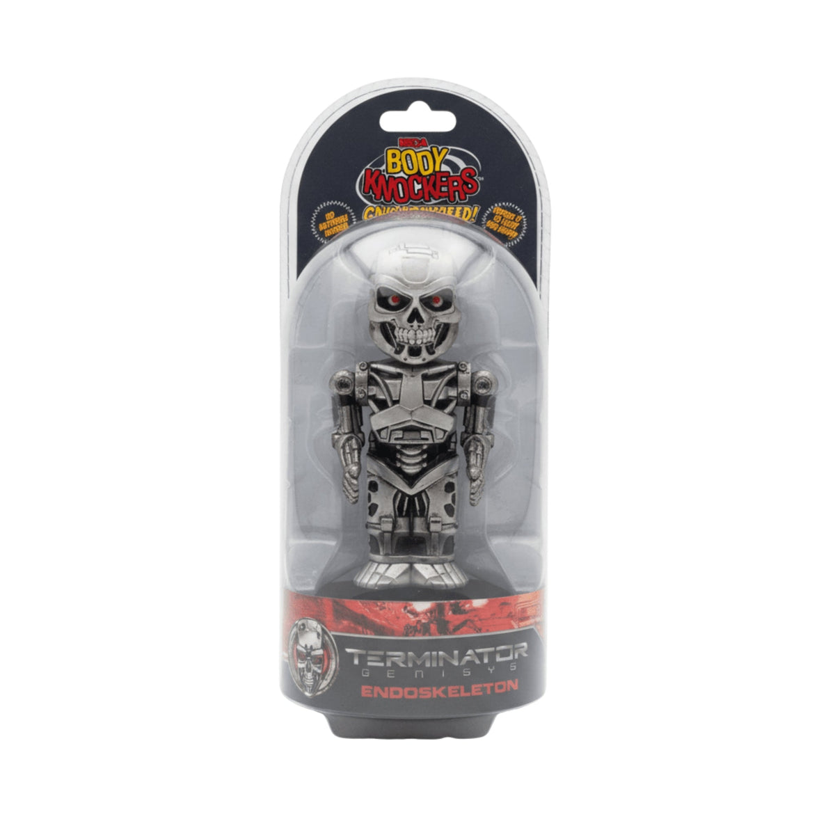 NECA Terminator Genisys Endoskeleton Body Knockers Solar Powered Bobble Figure - Official - Grown Up Kids