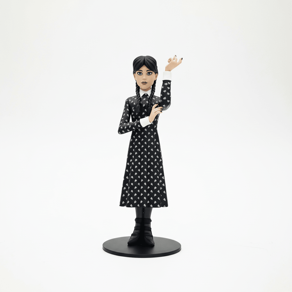 NECA Toony Terrors Wednesday Addams Figure Nevermore Uniform - Grown Up Kids