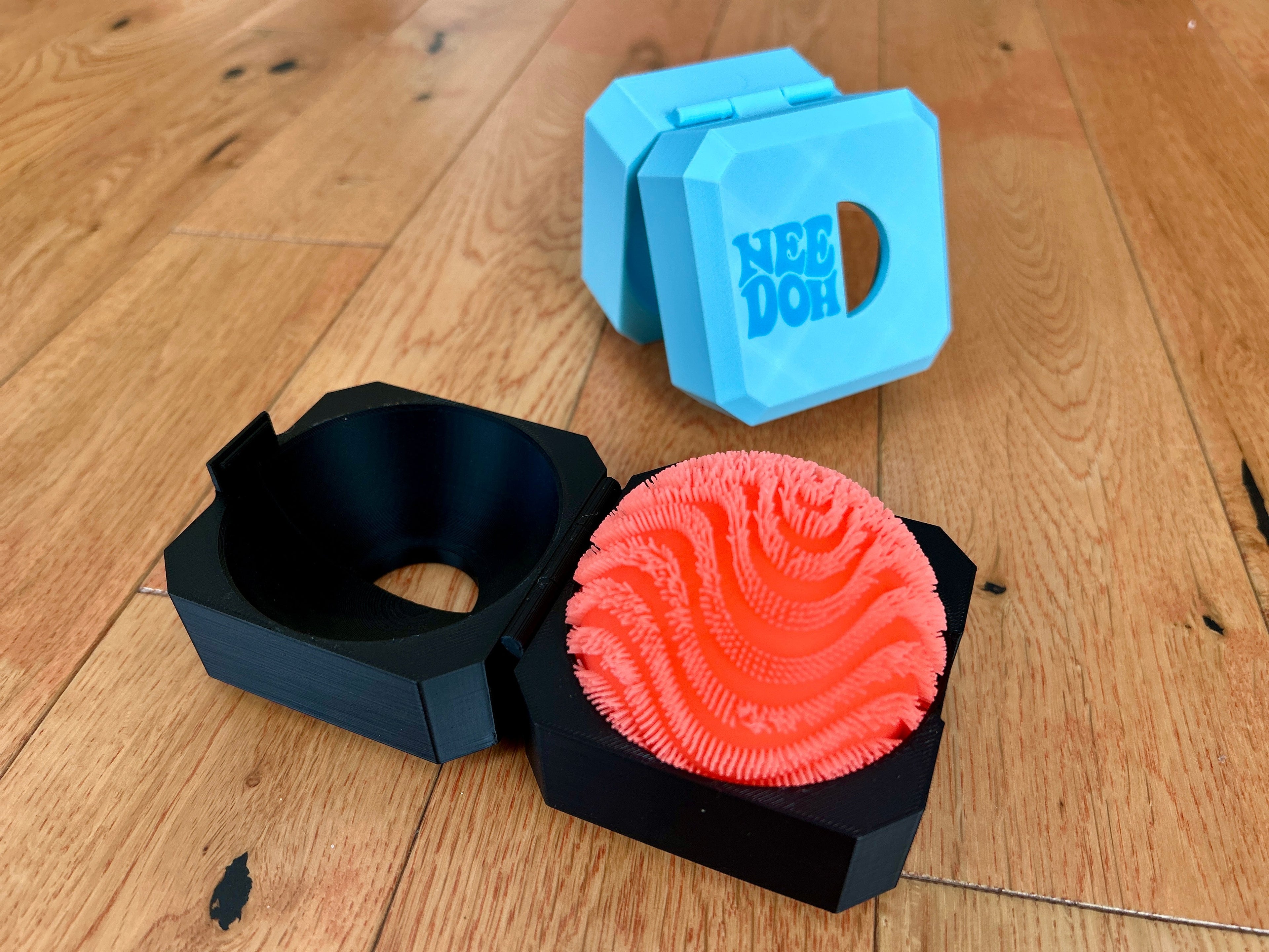 NeeDoh Fuzz Ball Case - Custom 3D Printed - Precise Fit - Grown Up Kids