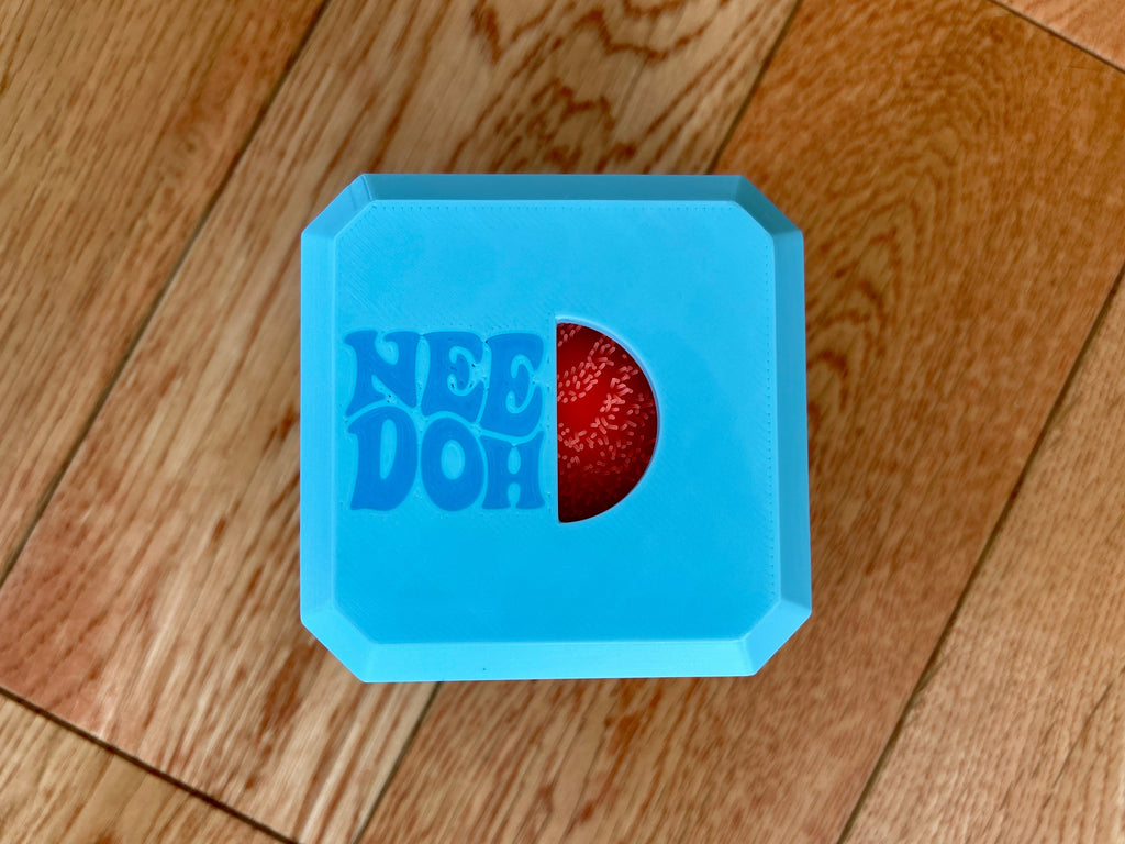NeeDoh Fuzz Ball Case - Custom 3D Printed - Precise Fit - Grown Up Kids