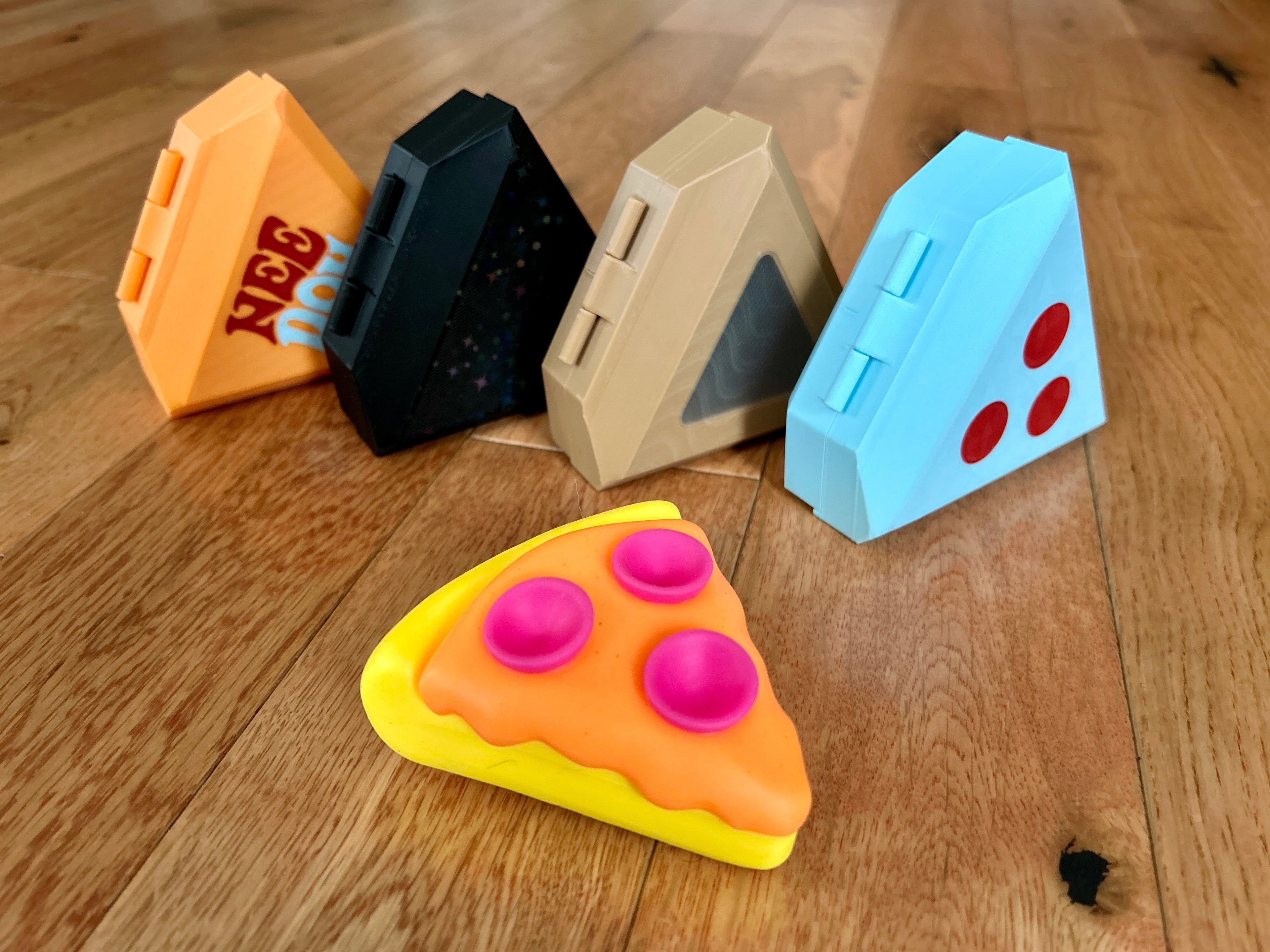 NeeDoh Squeezza Pizza 3D Printed Protective Case - Grown Up Kids