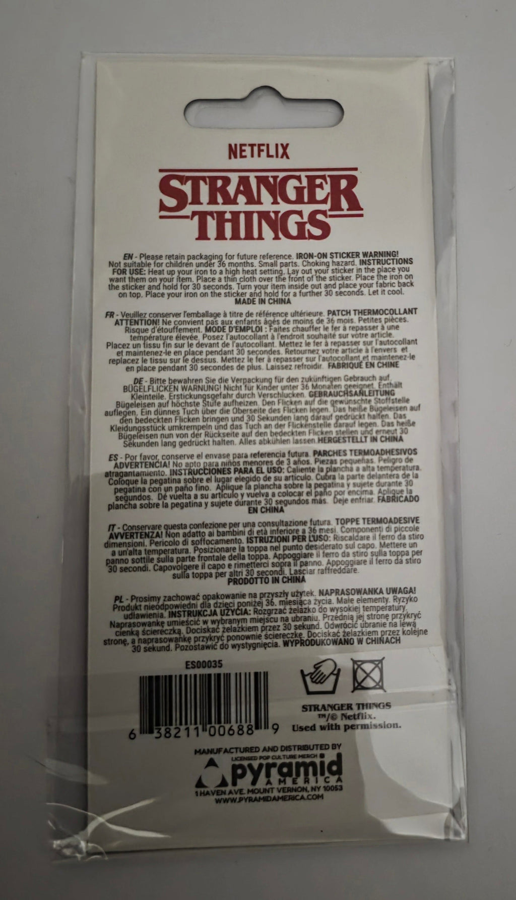 Netflix Stranger Things Hawkins Police Indiana Iron-On Patch Embroidered New - Grown Up Kids