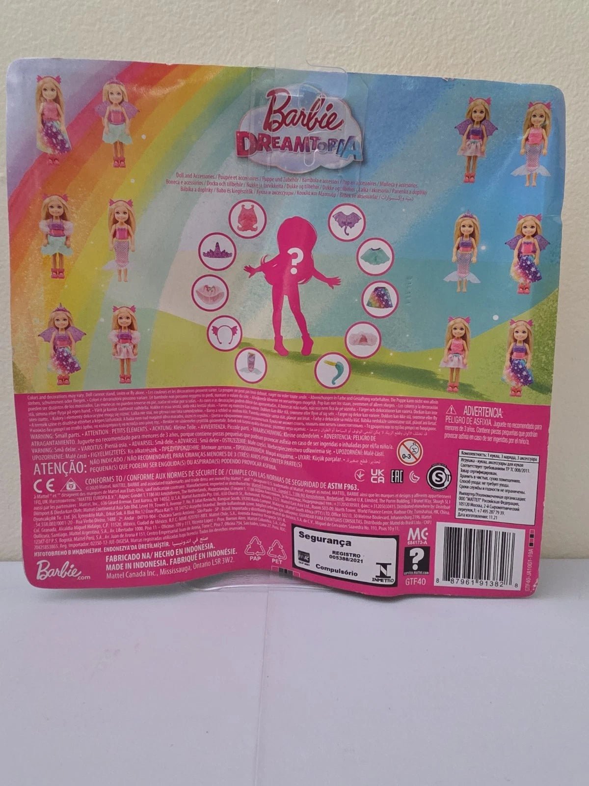 NEW Barbie Dreamtopia Chelsea Doll Dress-up Set Toy Mermaid - Damaged Box - Grown Up Kids