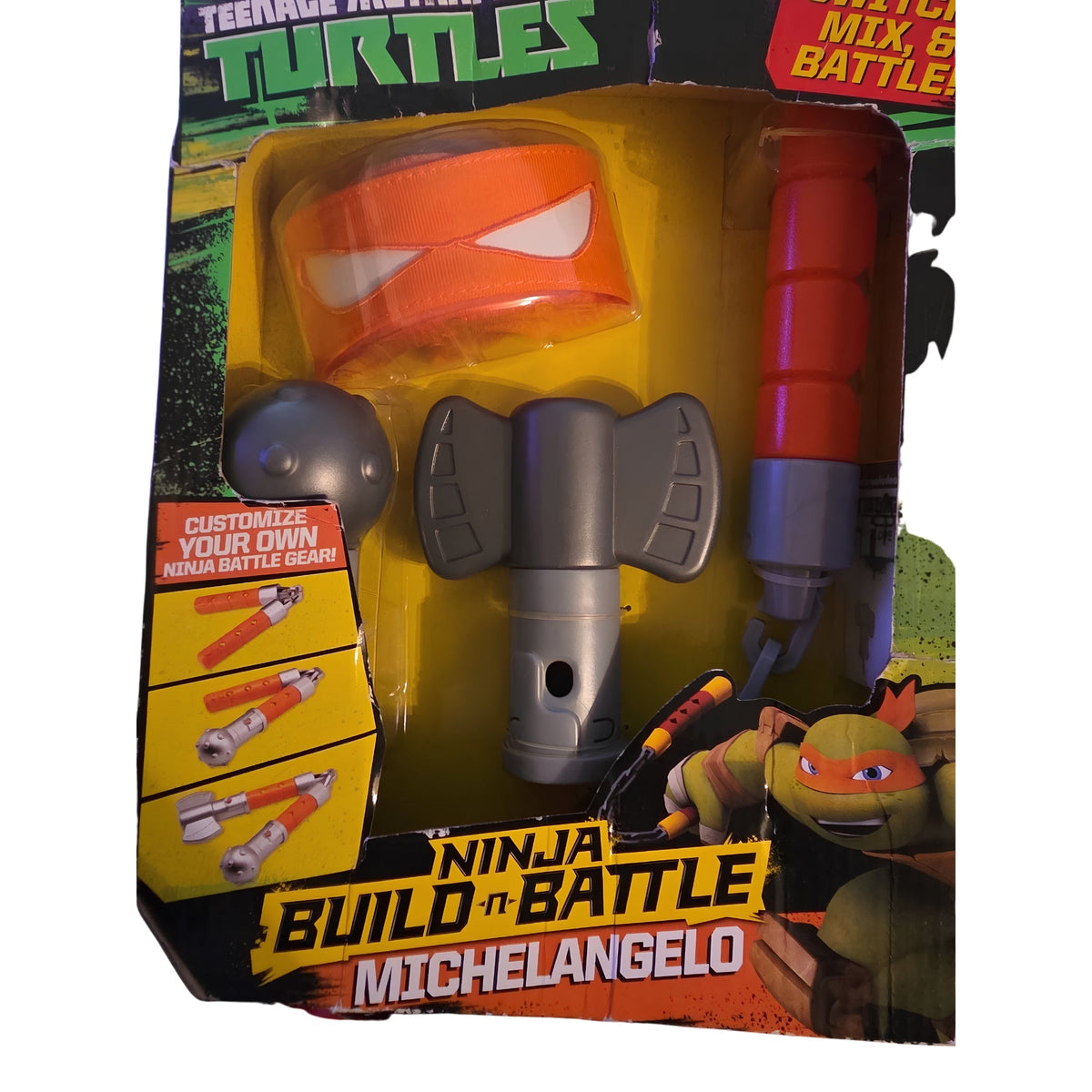 New in Box Ninja Reveal Michelangelo's Nunchaku TMNT Turtles - SEE DESCRIPTION - Grown Up Kids
