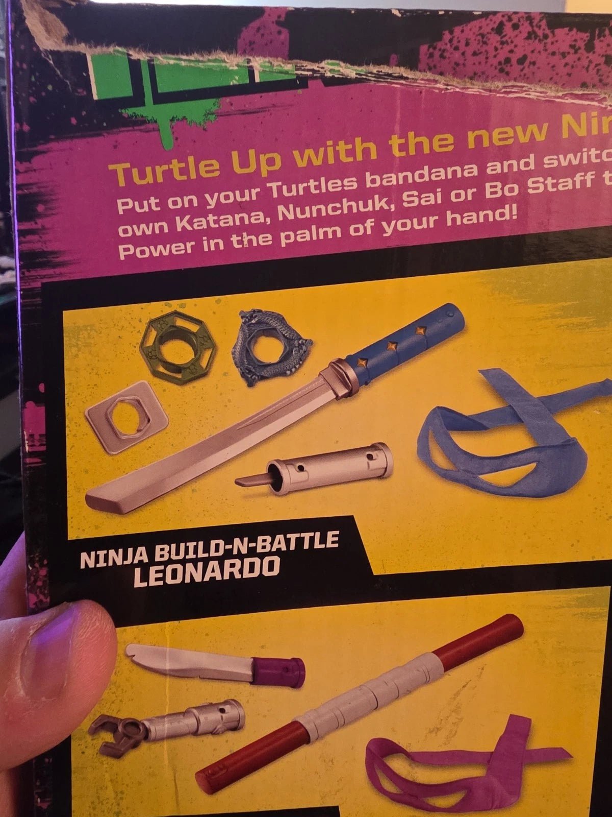 New in Box Ninja Reveal Michelangelo's Nunchaku TMNT Turtles - SEE DESCRIPTION - Grown Up Kids