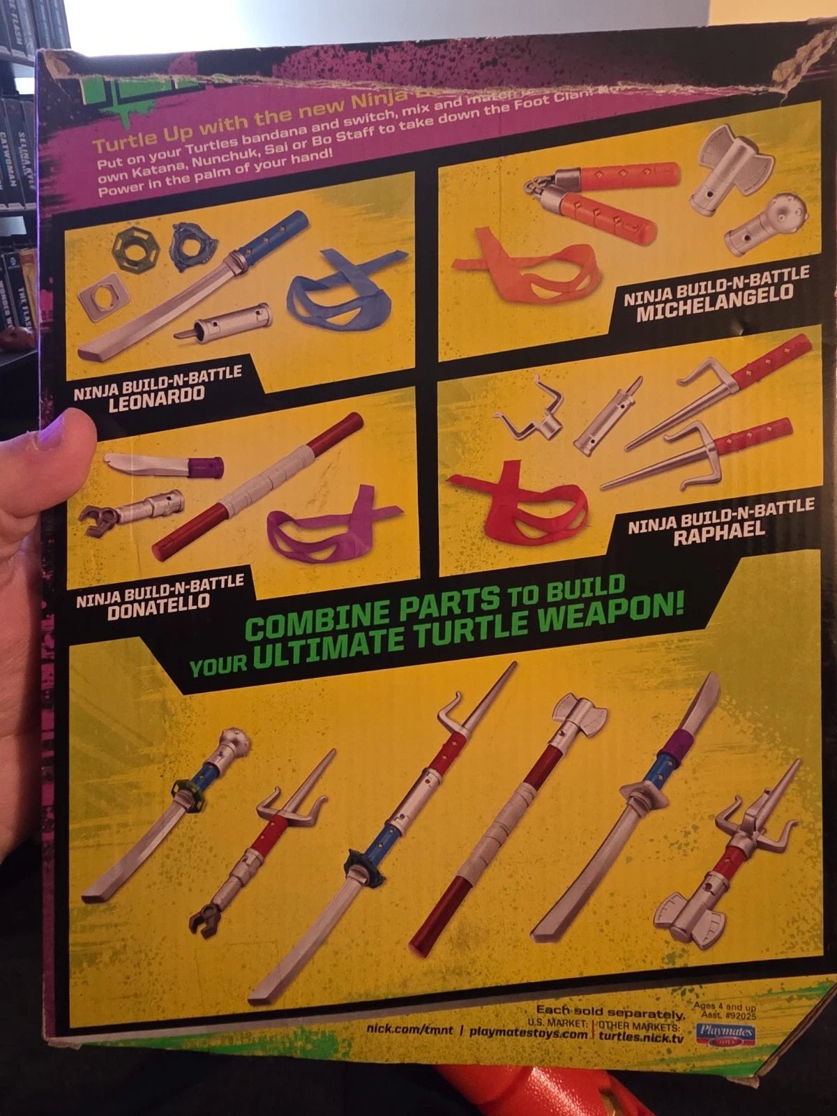 New in Box Ninja Reveal Michelangelo's Nunchaku TMNT Turtles - SEE DESCRIPTION - Grown Up Kids