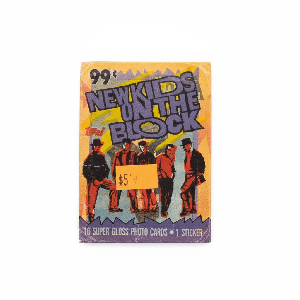 New Kids on the Block Vintage Sealed Trading Card Pack - Grown Up Kids