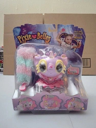NEW! Pixie Belles - Layla (Purple) - Interactive Electronic Pet-Damaged Box - Grown Up Kids