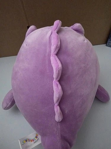 NEW Squishmallows 8” Inch Shon the Purple Loch Ness Monster W Flower - Grown Up Kids