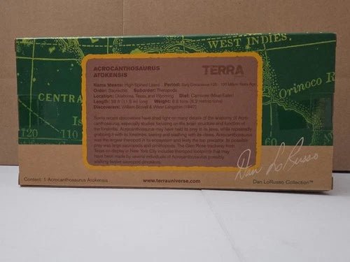NEW Terra Acrocanthosaurus Dan LoRusso Collection By Battat Dinosaur Figurine - Grown Up Kids