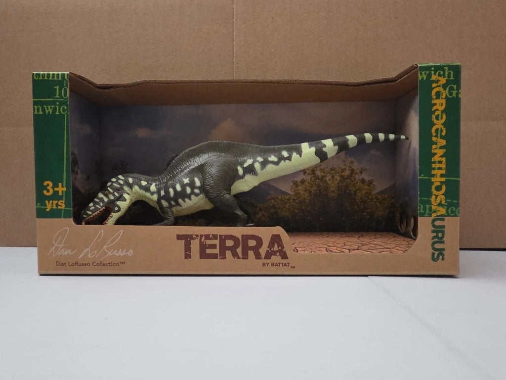 NEW Terra Acrocanthosaurus Dan LoRusso Collection By Battat Dinosaur Figurine - Grown Up Kids
