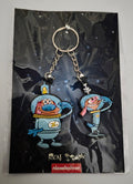 Nickelodeon Ren and Stimpy Space Cadets Acrylic Keychain - Brand New - Grown Up Kids