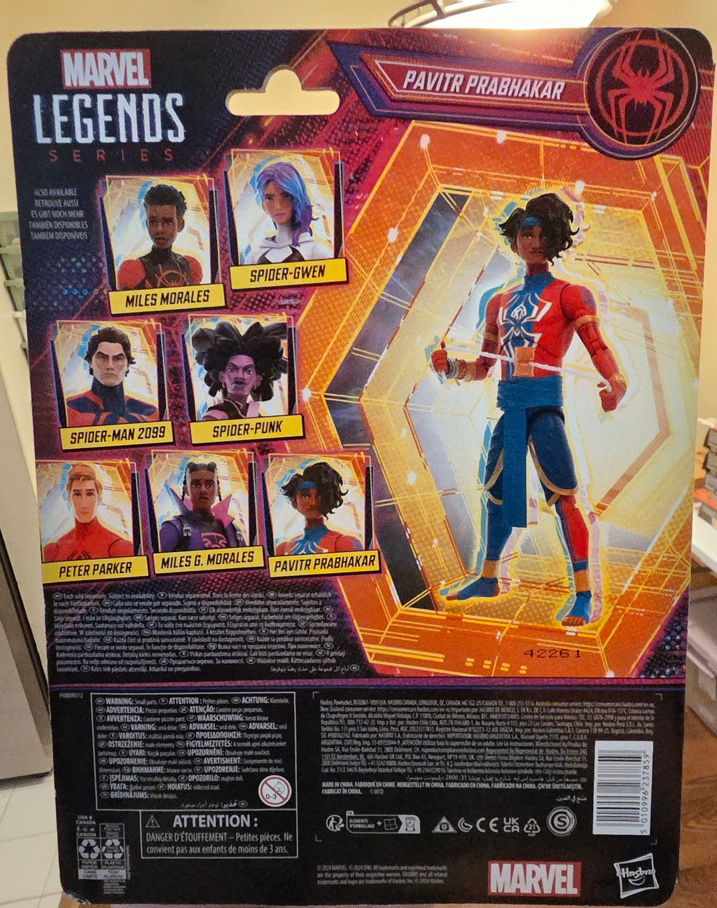 Pavitr Prabhakar Marvel Legends Action Figure - Spider-Man: Across The Spider-Verse - Grown Up Kids