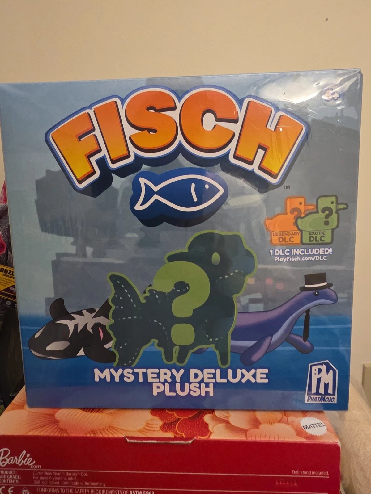 PhatMojo Fisch: Series 1 Mystery Deluxe Plush (1 Random Plush & DLC Code Included) - Grown Up Kids