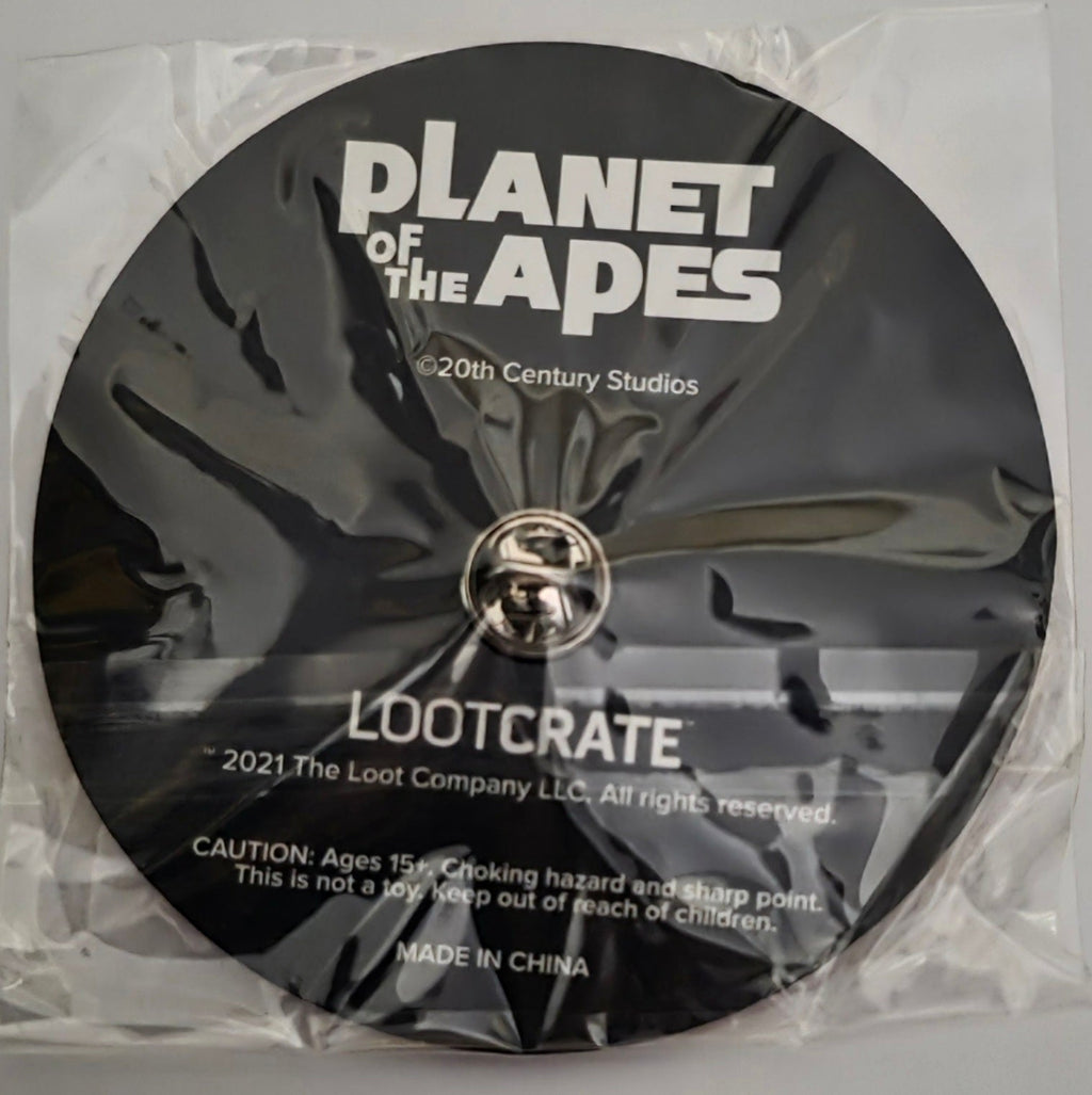 Planet of the Apes Split Face Collectible Enamel Pin (Loot Crate Exclusive) - Grown Up Kids