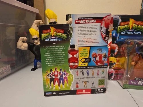 Playmates Mighty Morphin Power Rangers Red And Black Ranger And Rita Repulsa - Grown Up Kids