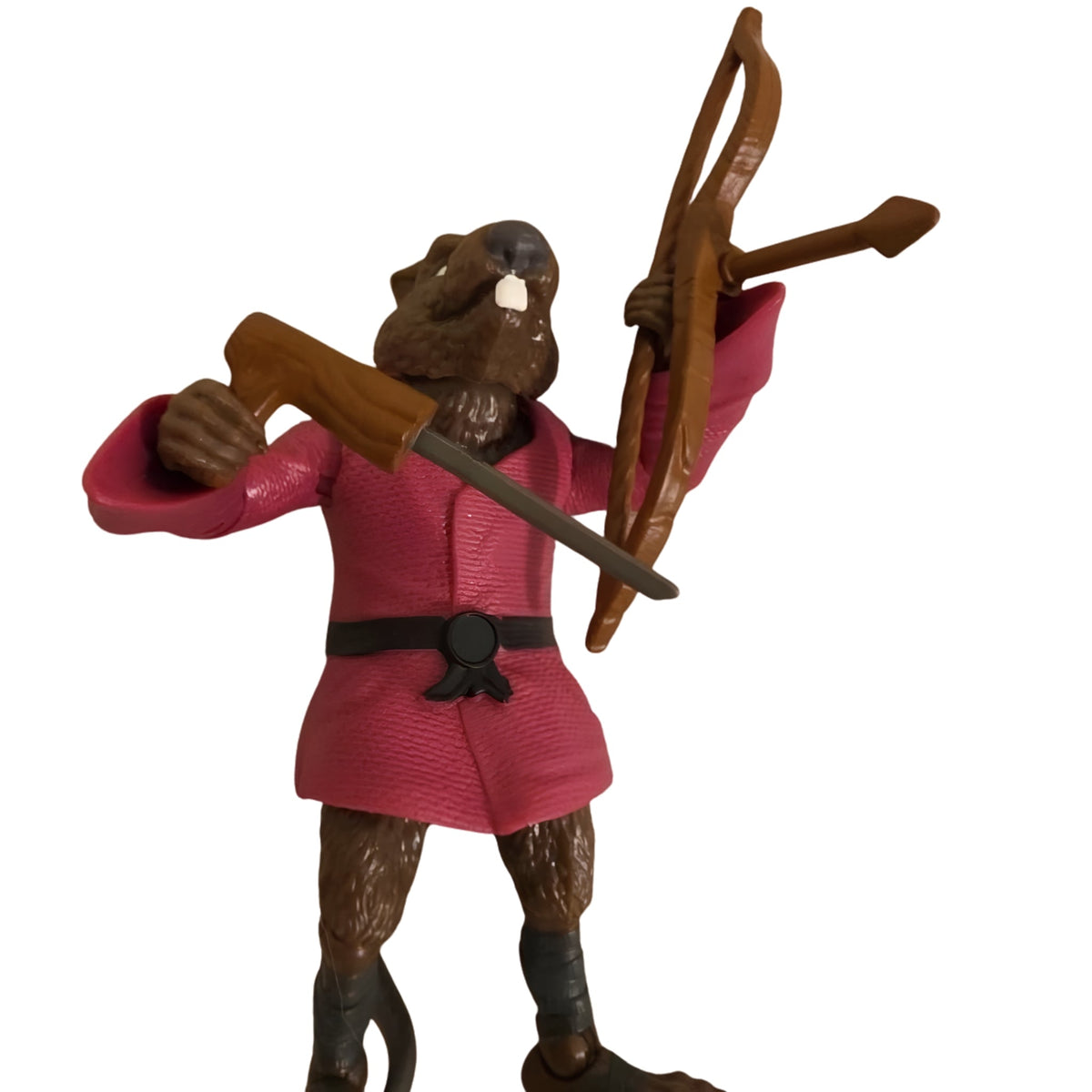 Playmates Toys Teenage Mutant Ninja Turtles: 1988 Splinter Soft Head Action Figure with Bow - Grown Up Kids