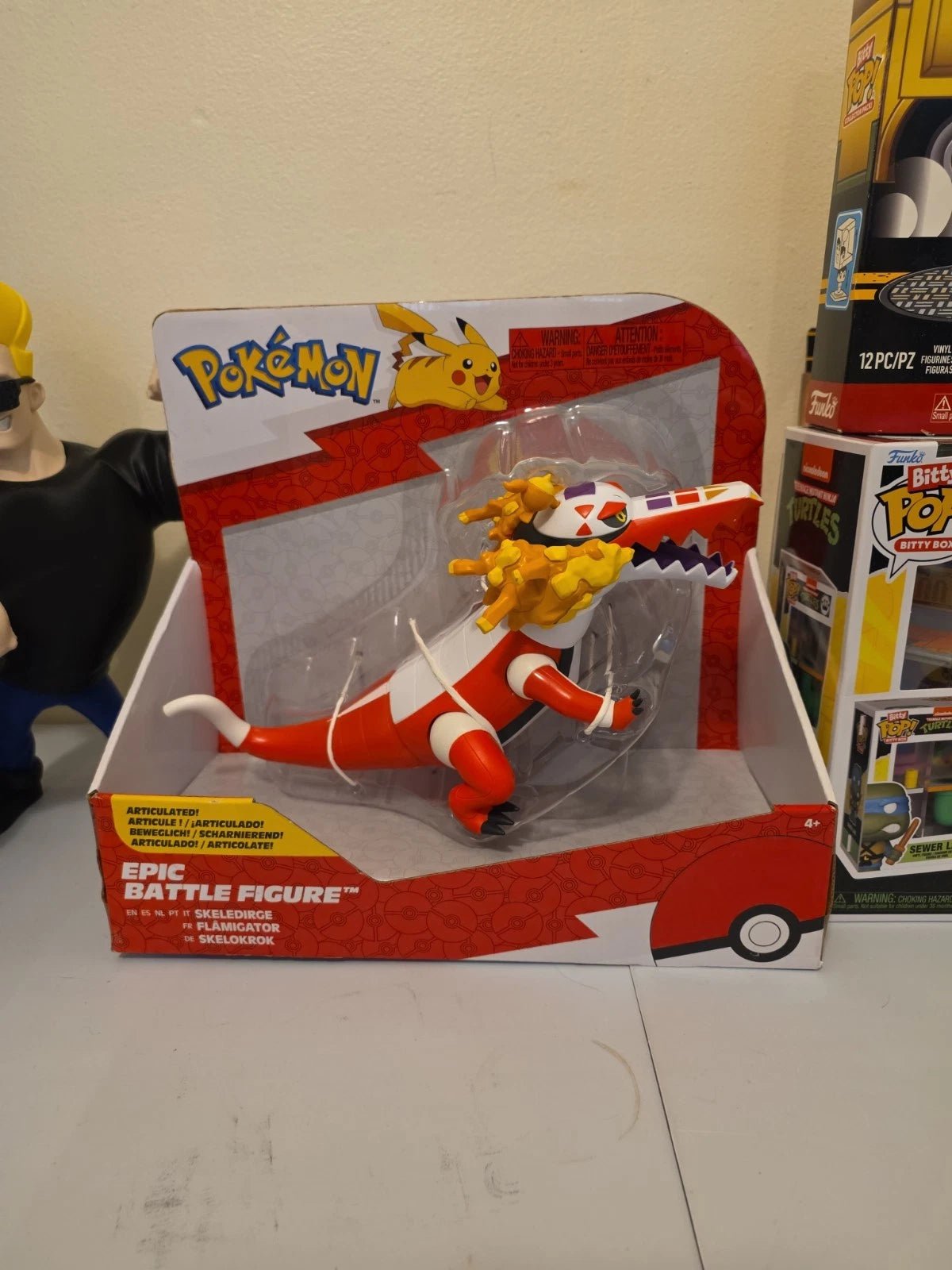 Pokemon Epic Battle Figure SKELEDIRGE Jazwares Action Figure New - Grown Up Kids