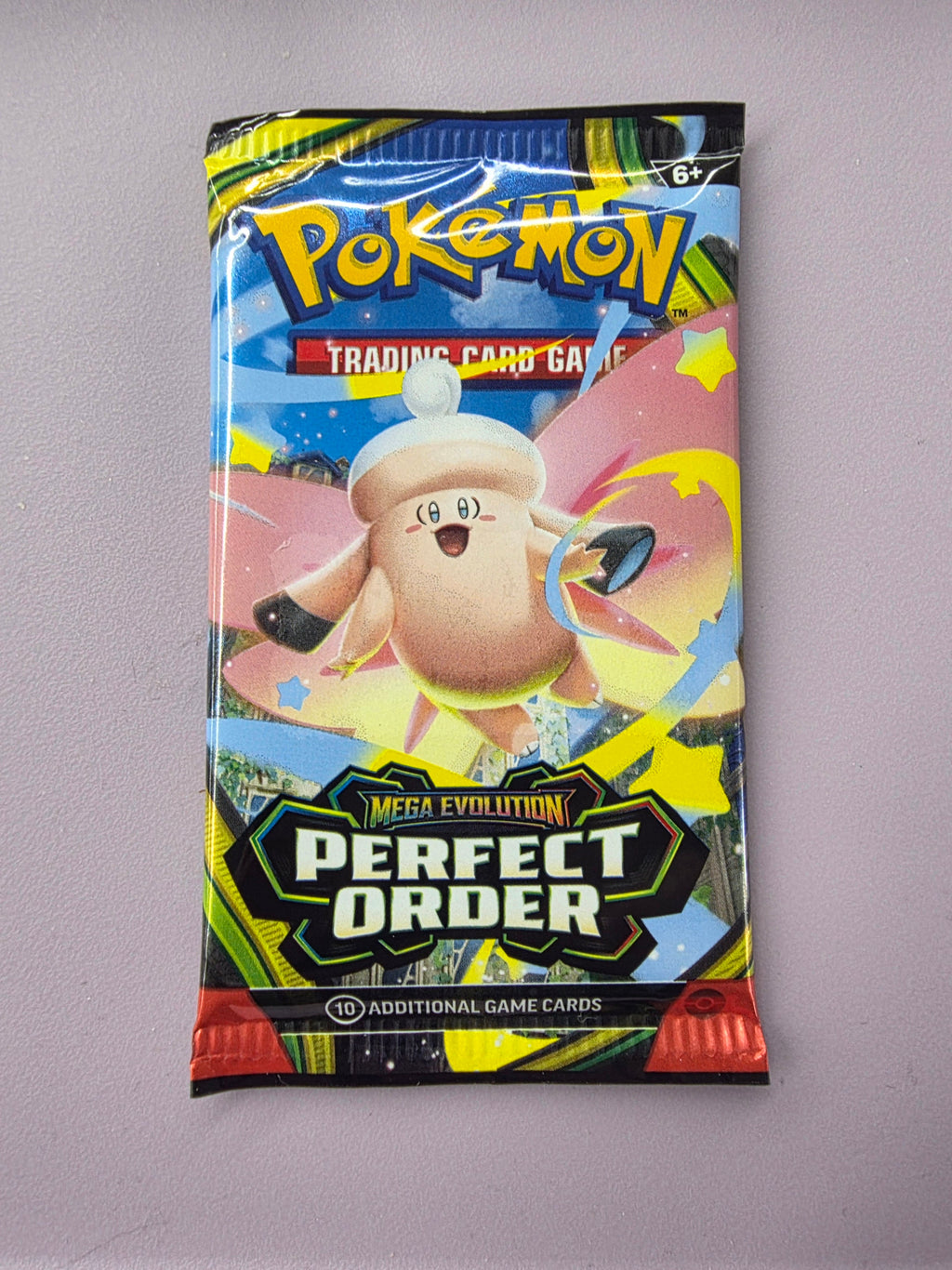Pokémon TCG Mega Evolution Perfect Order Booster Pack - Factory Sealed 10 Cards - Grown Up Kids