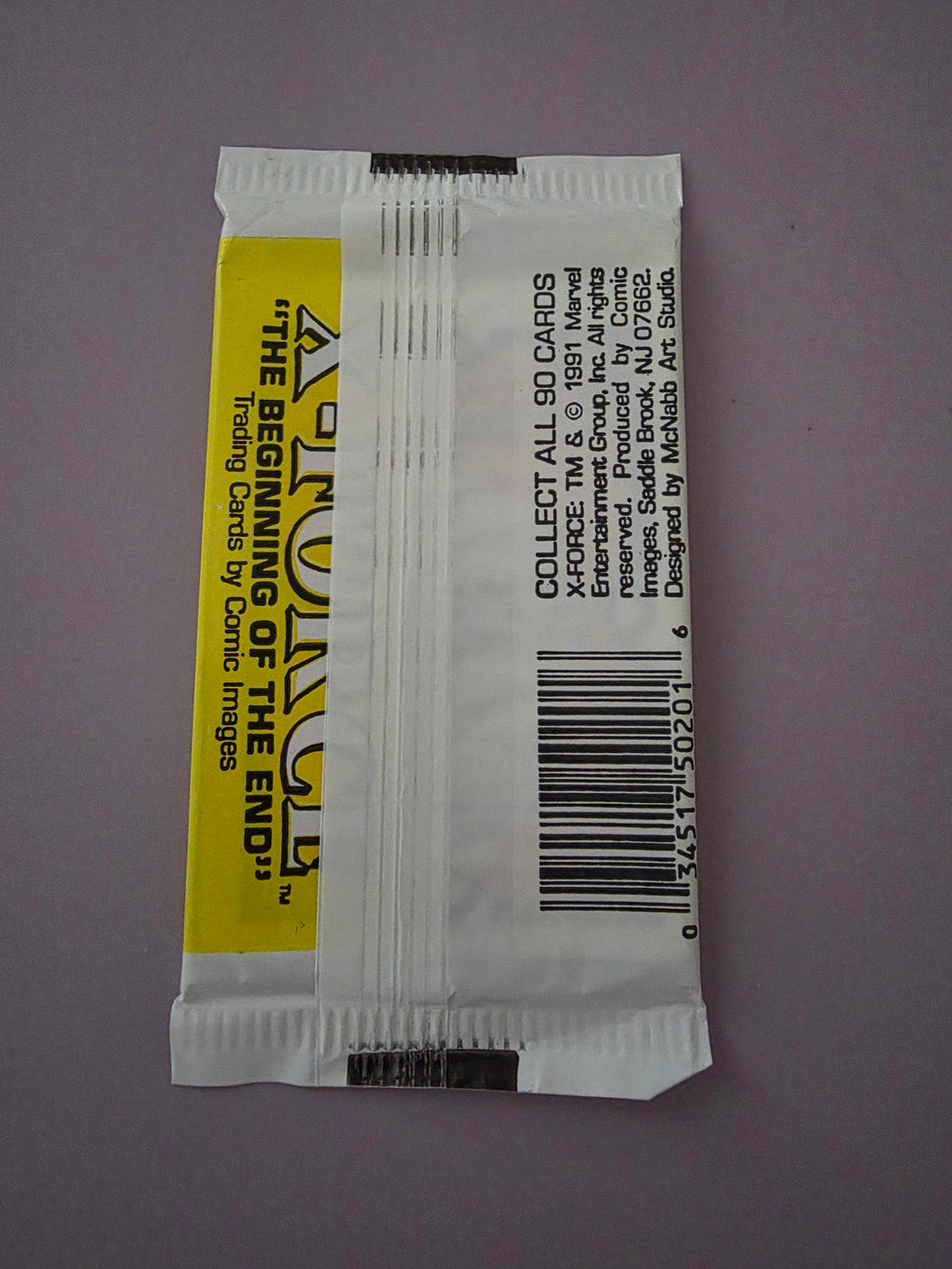 1991 Comic Images Marvel X-Force The Beginning of the End Booster Pack Sealed 10 Card