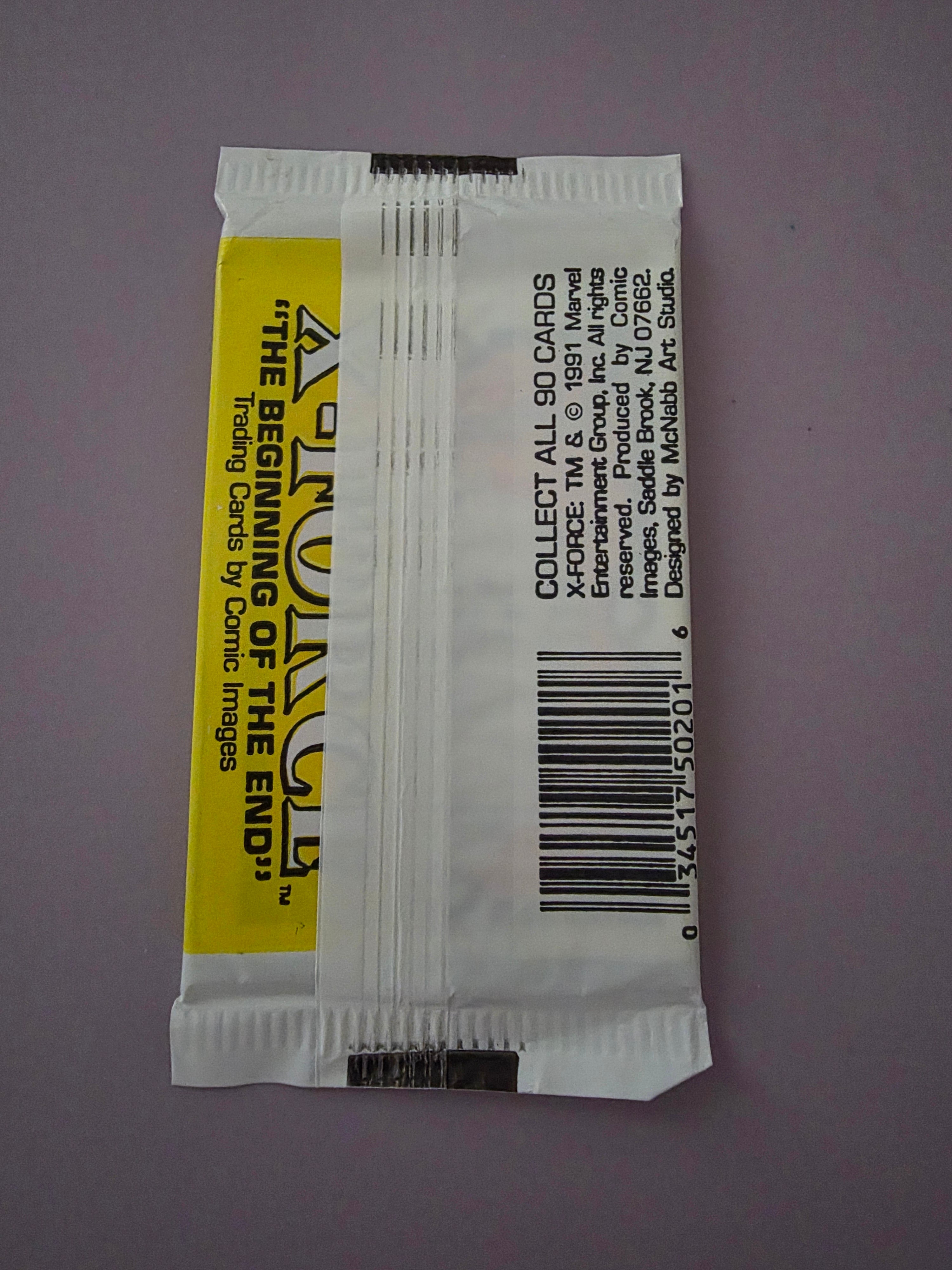 1991 Comic Images Marvel X-Force The Beginning of the End Booster Pack Sealed 10 Card