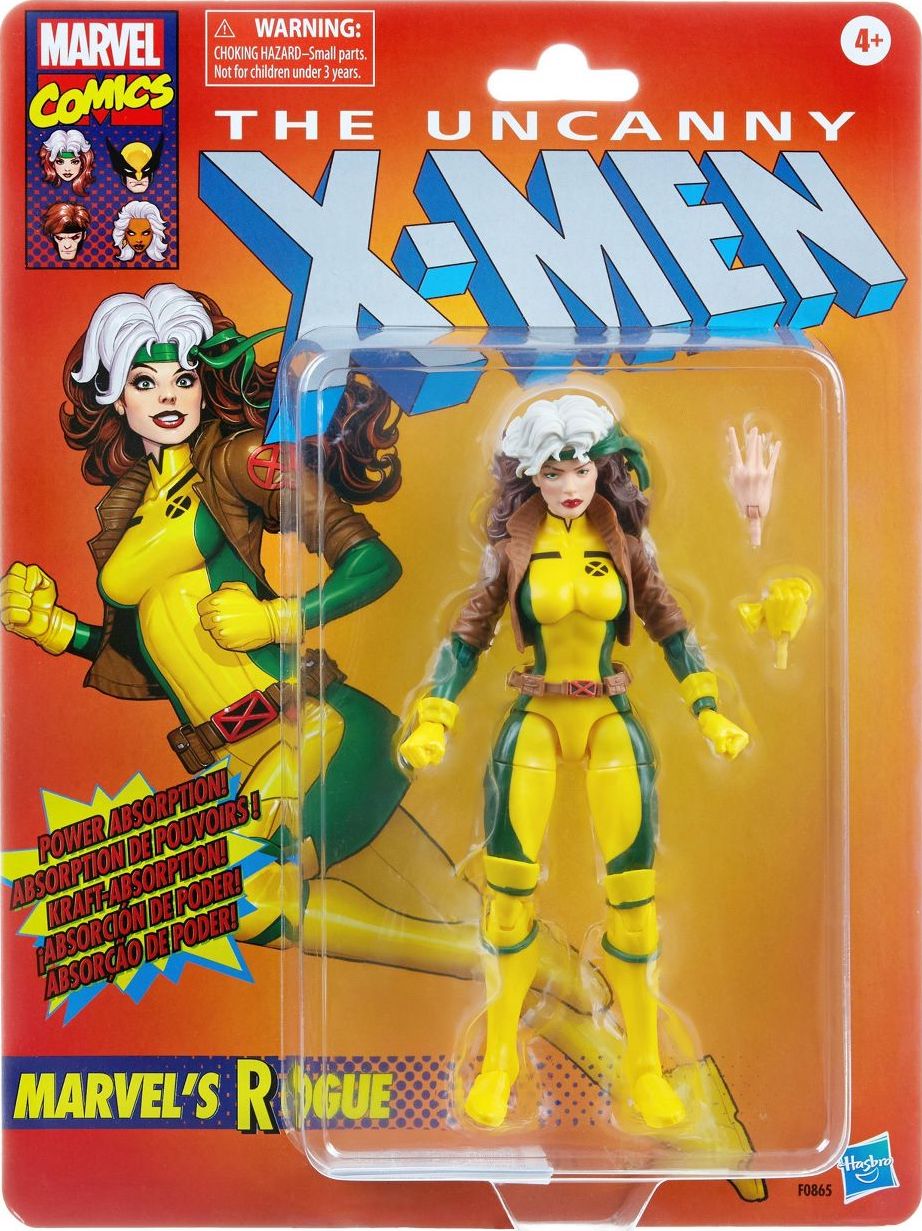 Marvel Legends Rogue Figure – Uncanny X-Men Retro Carded Action Figure (Hasbro Comics Series)