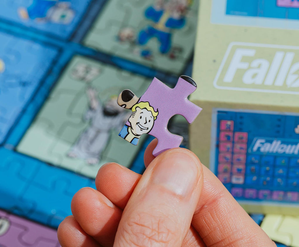 Fallout Periodic Table of Vault Boy Puzzle – 1000 Piece Gaming Jigsaw by Toynk (Collector Display)