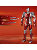 Custom Armored Hero MK5 Action Figure w/ Accessories – Red & Silver Suit, 6–7” Scale