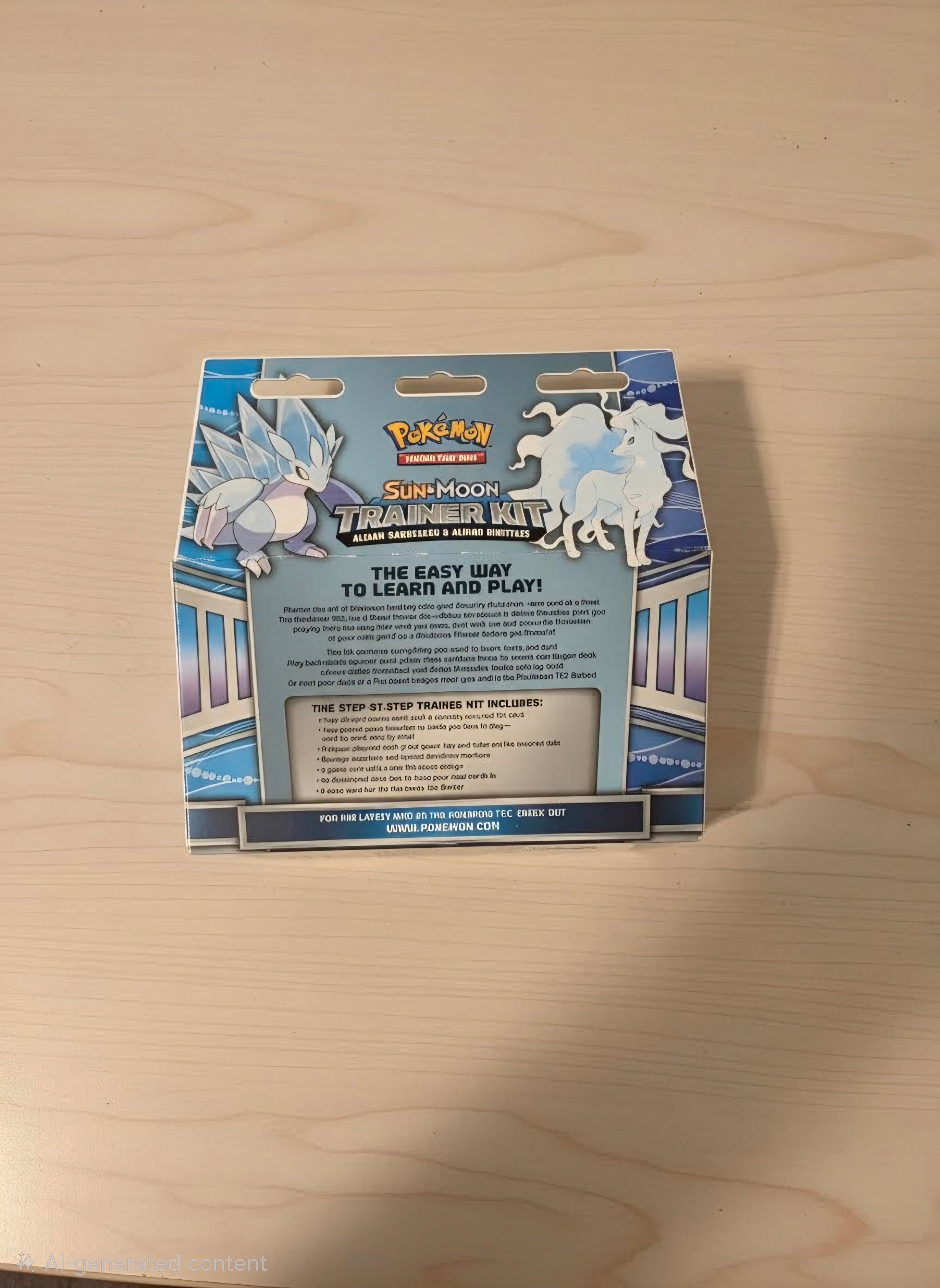 Pokémon TCG Sun & Moon Trainer Kit Alolan Sandslash & Alolan Ninetales Sealed
