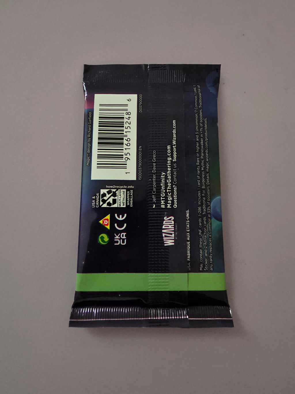 MTG Unfinity Draft Booster Pack Factory Sealed Magic The Gathering 14 Cards