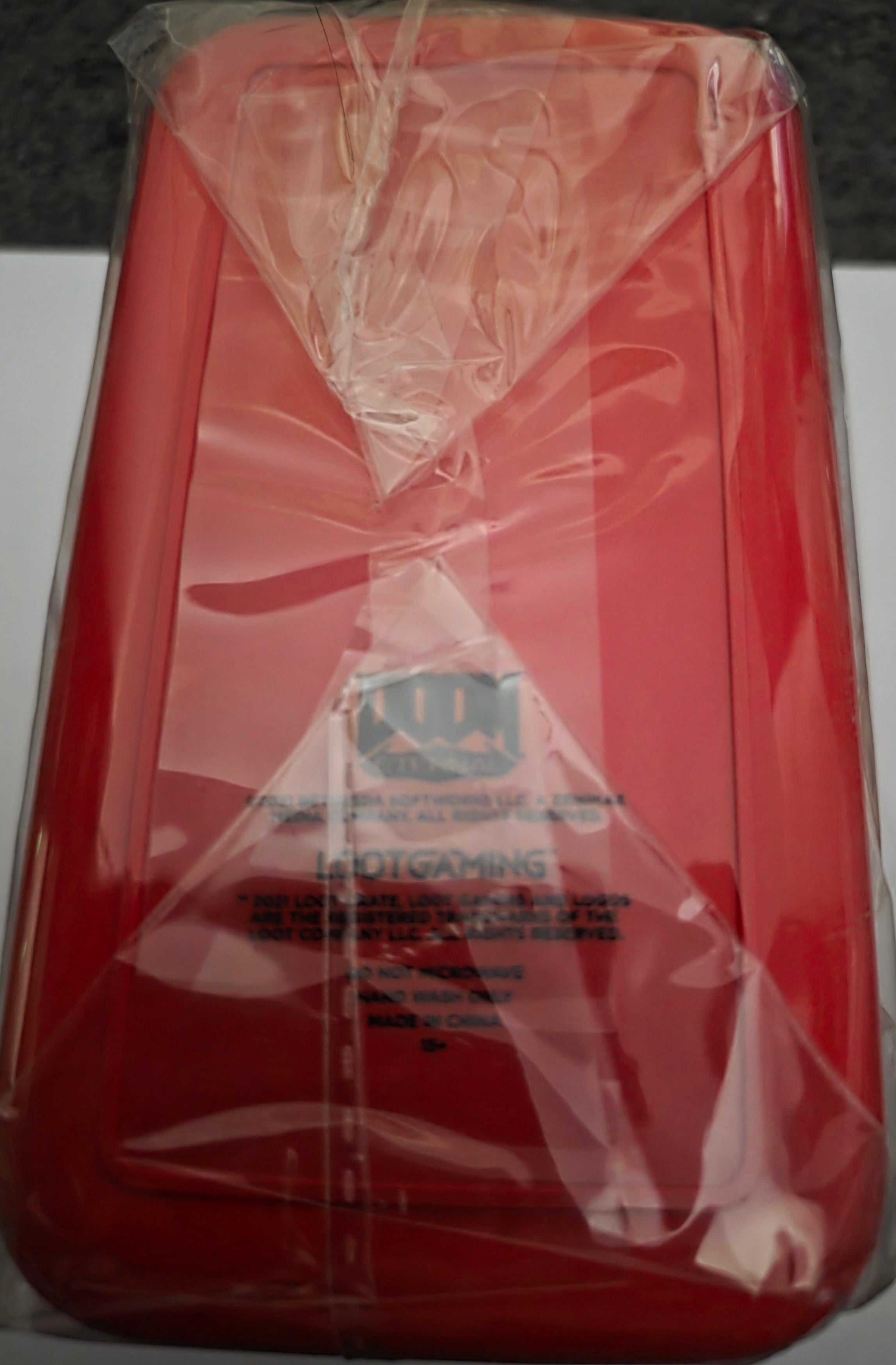 DOOM UAC Union Aerospace Corporation Red Metal Storage Tin Carry Case