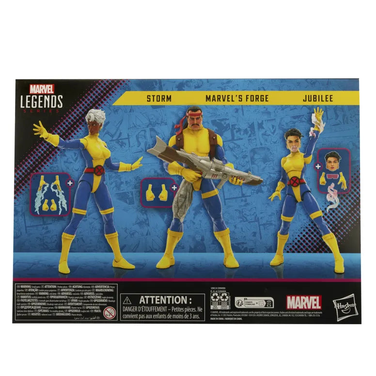 Marvel Legends X-Men Bundle – 6 Figure Set (Storm, Forge, Jubilee, Gambit, Banshee, Psylocke)