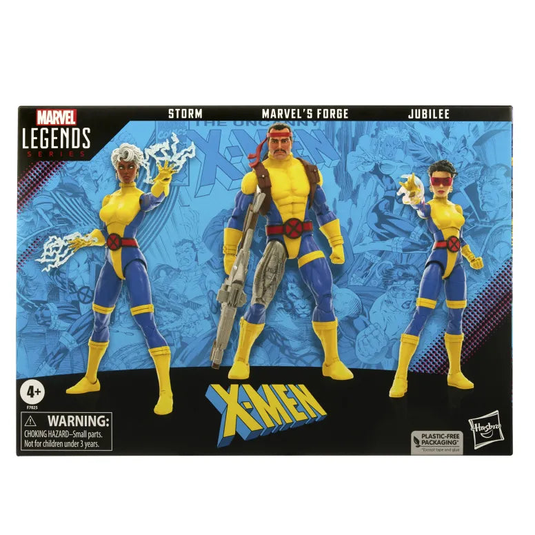 Marvel Legends X-Men Bundle – 6 Figure Set (Storm, Forge, Jubilee, Gambit, Banshee, Psylocke)