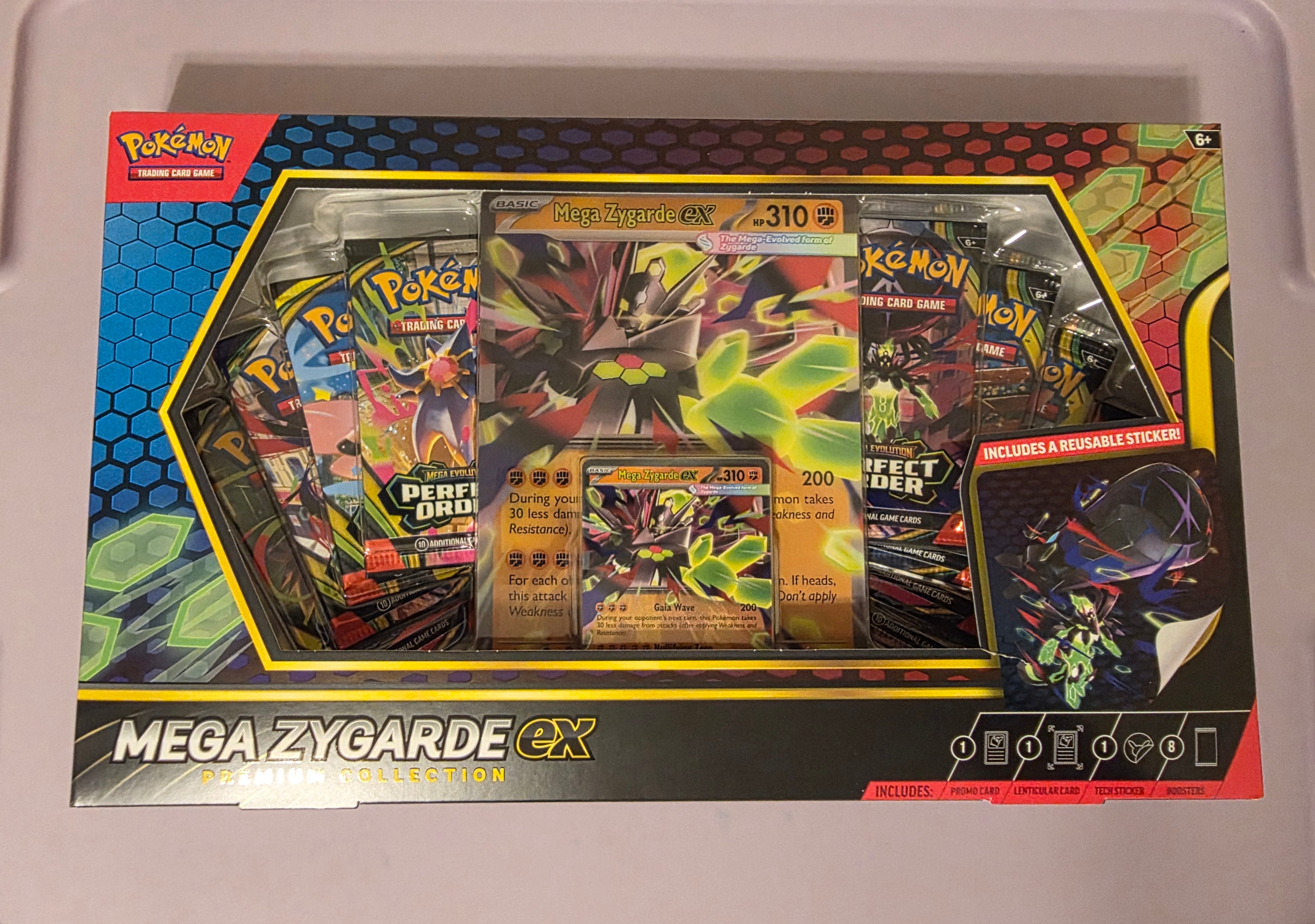 Pokémon TCG Mega Zygarde ex Premium Collection Box Factory Sealed Promo Packs