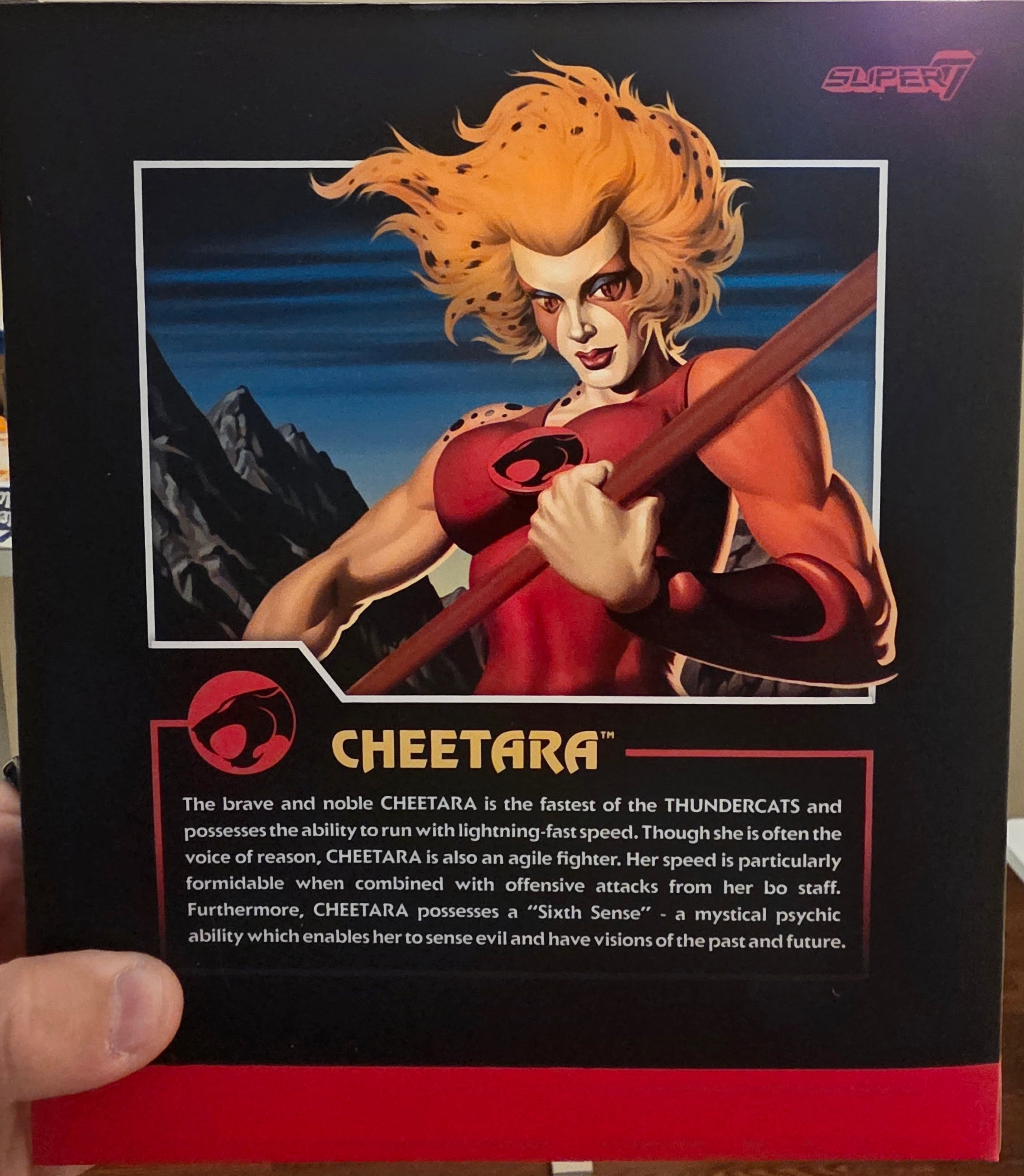 Super7 Thundercats Ultimates Cheetara Action Figure (Toy Version) Collectible