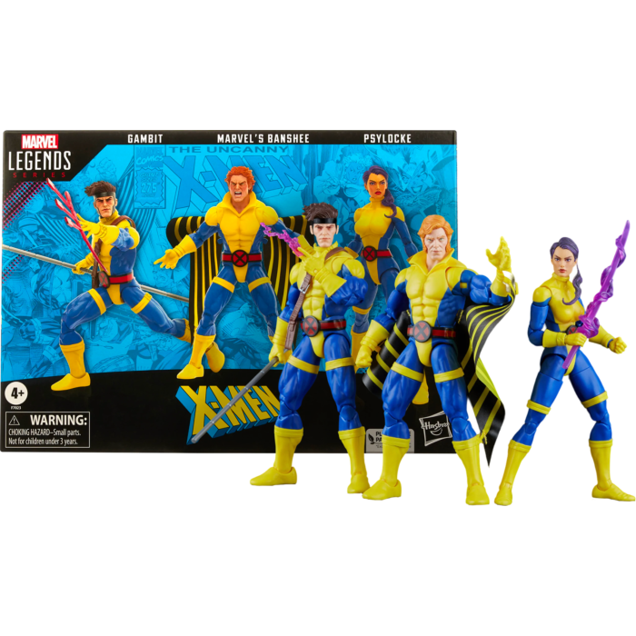 Marvel Legends X-Men Bundle – 6 Figure Set (Storm, Forge, Jubilee, Gambit, Banshee, Psylocke)