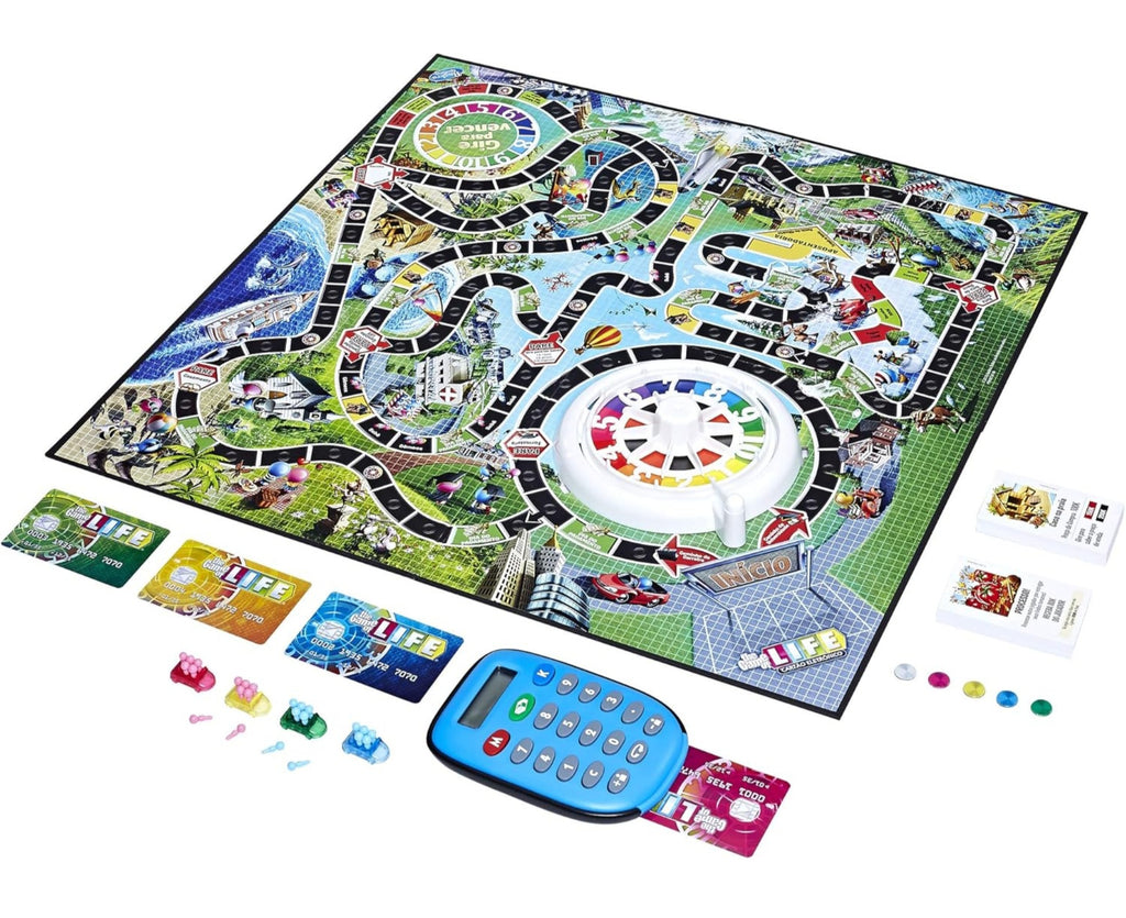 The Game of Life Electronic Banking Edition – Modern Family Board Game with Digital Banking Cards