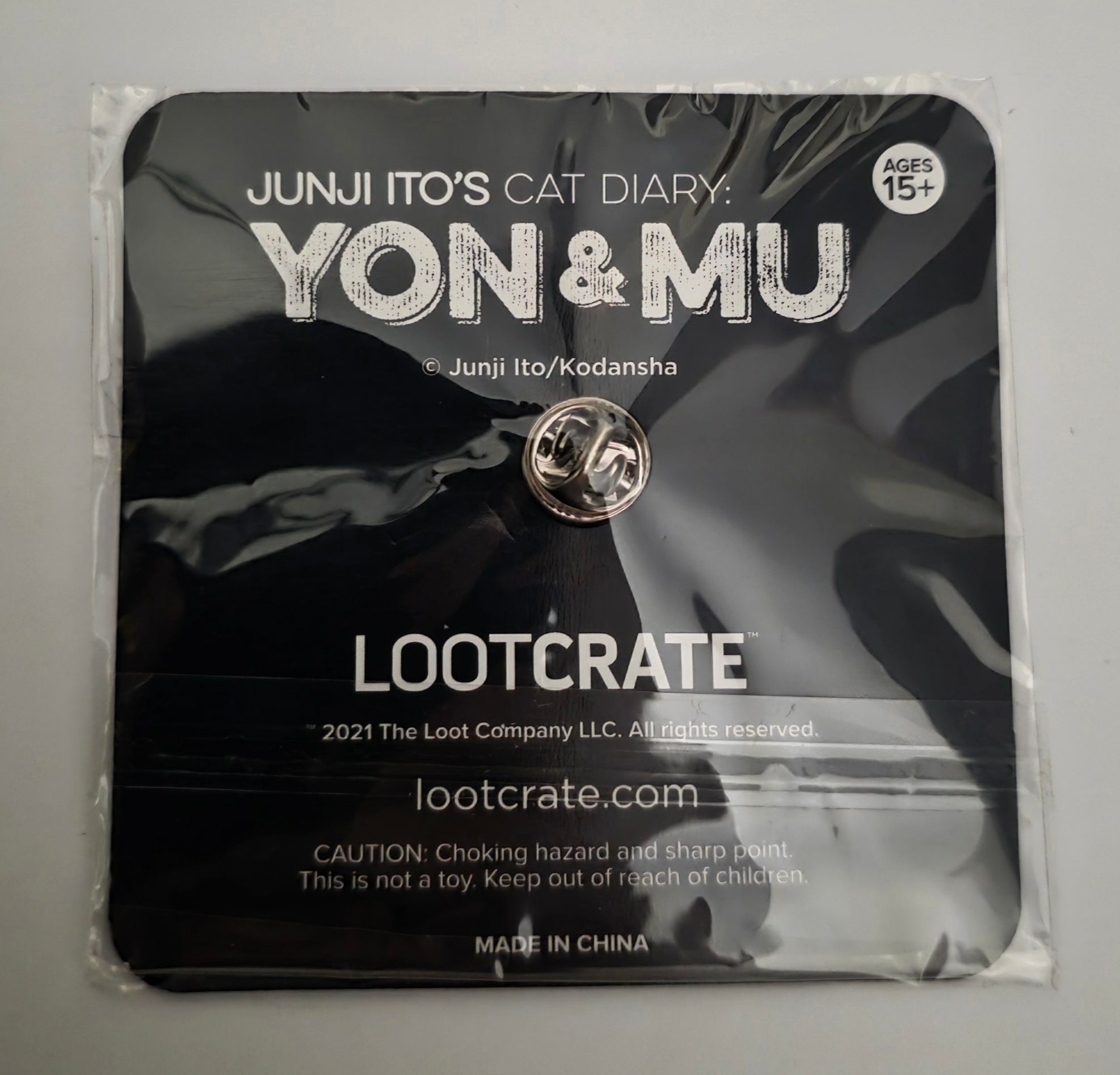 Junji Ito's Cat Diary Yon & Mu Enamel Pin – Manga Horror Collectible