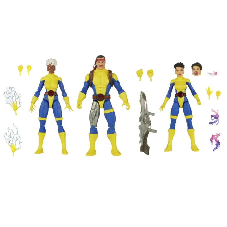 Marvel Legends X-Men Bundle – 6 Figure Set (Storm, Forge, Jubilee, Gambit, Banshee, Psylocke)
