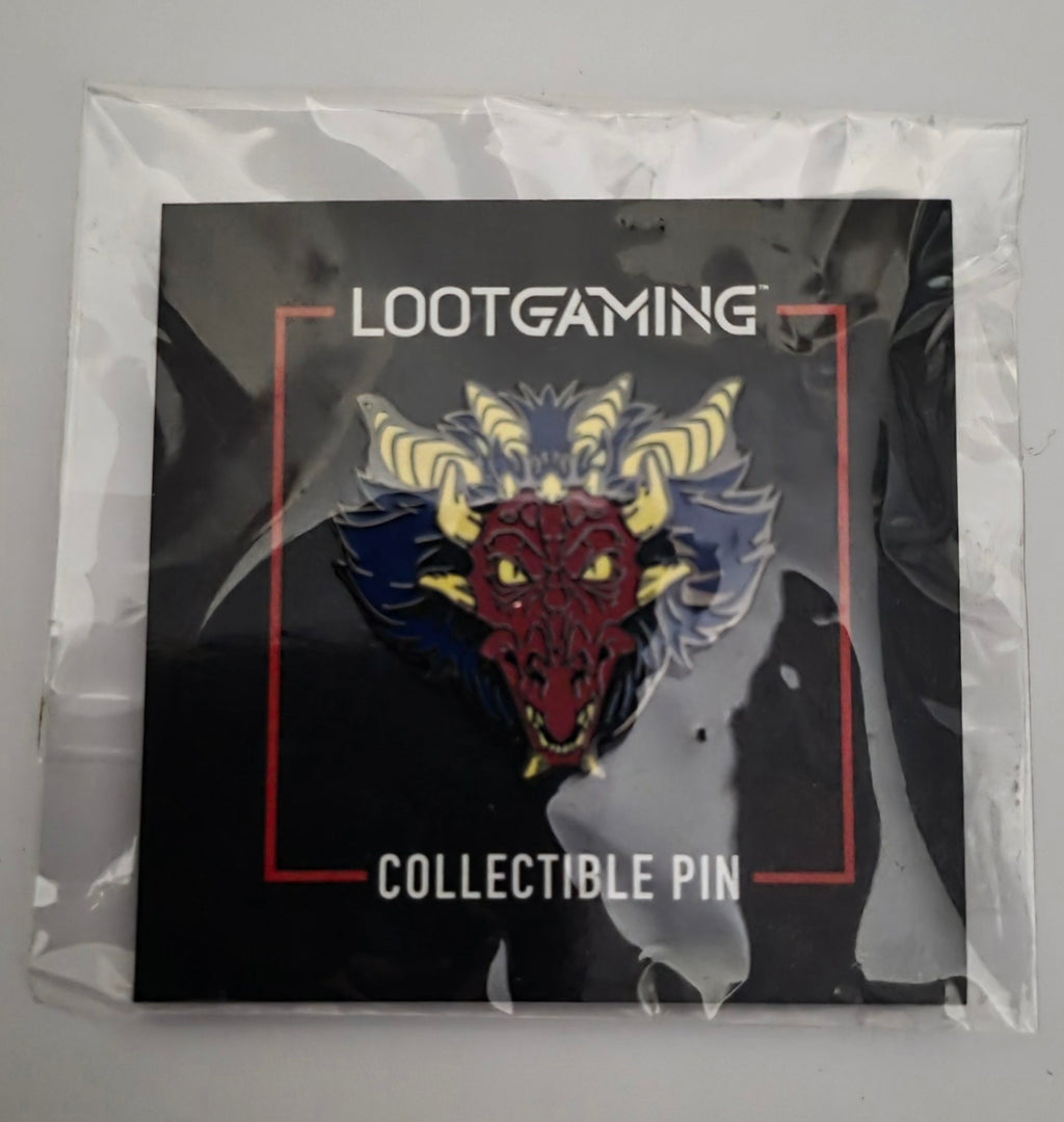 Loot Gaming Exclusive Red Dragon Collectible Enamel Pin RPG Fantasy New