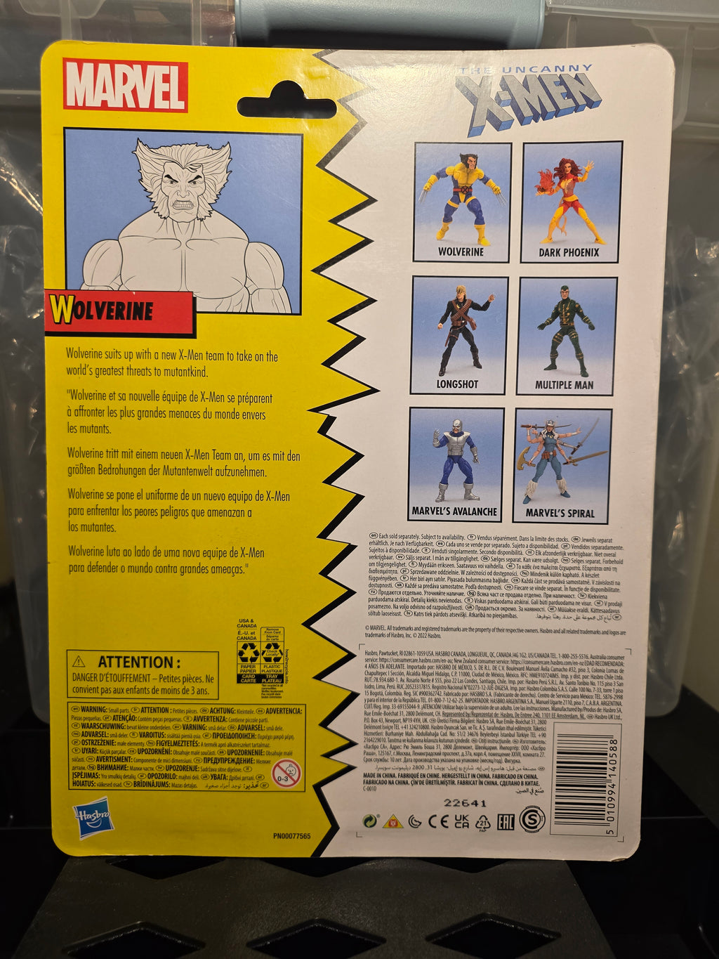 Marvel Legends The Uncanny X-Men Wolverine Action Figure - Retro Carded