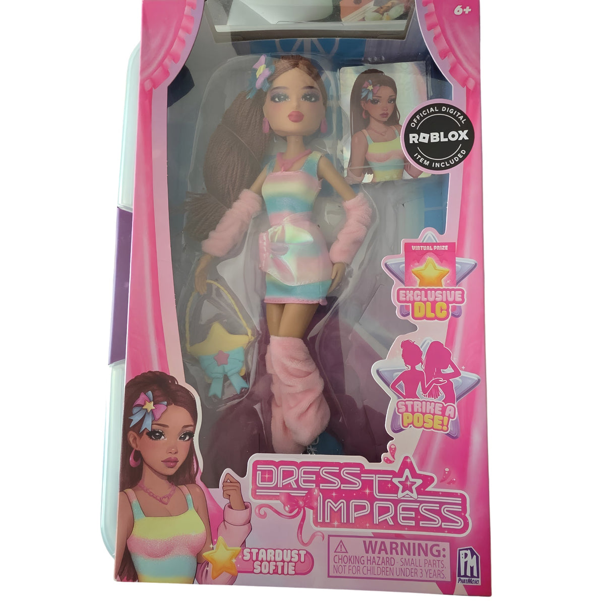 Roblox Dress to Impress Fashion Doll: Stardust Softie (Includes Exclusive DLC Code) - Grown Up Kids