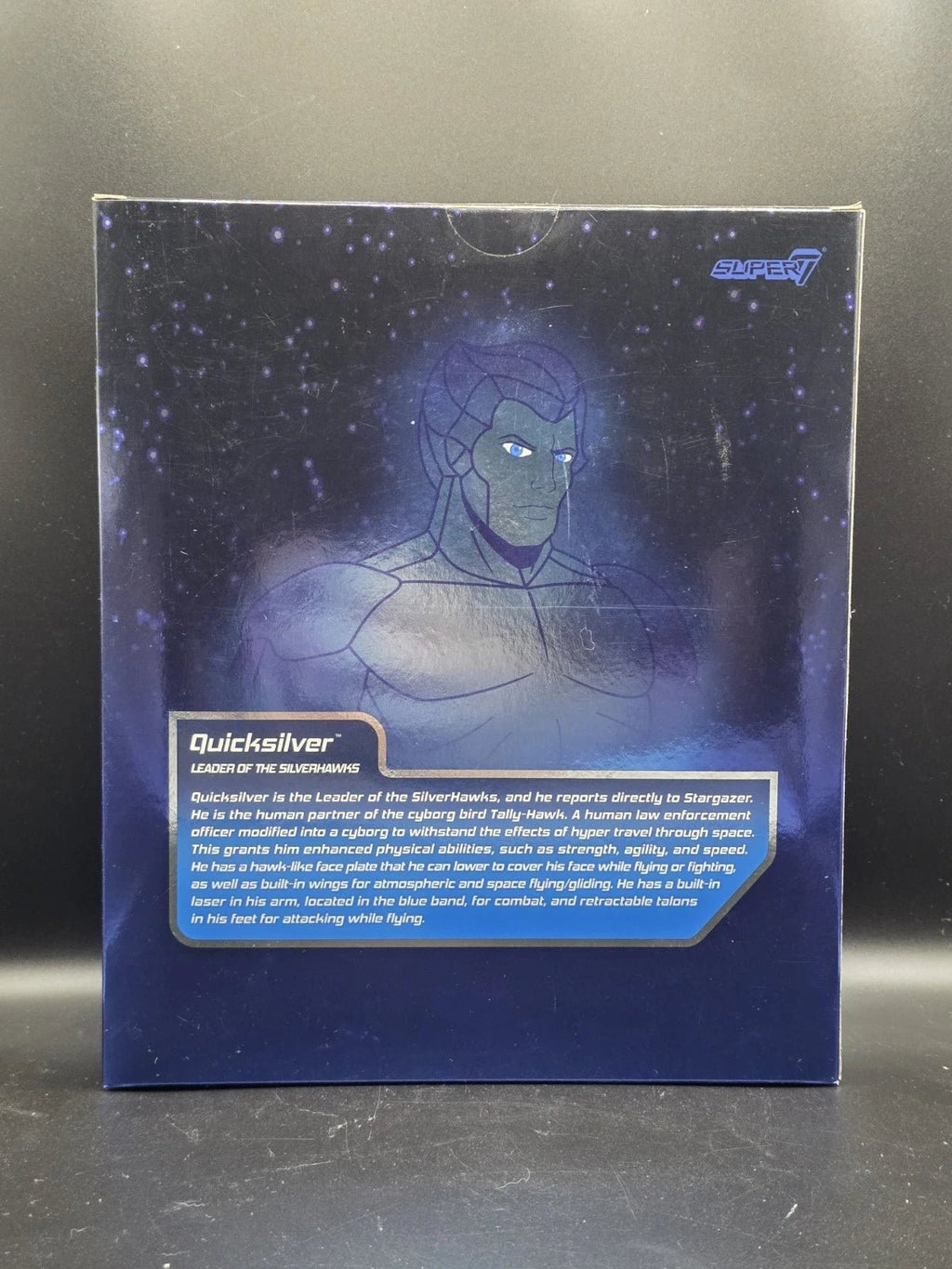 Silverhawks Action Figure QUICKSILVER Super 7 2023 NEW! Instock NOW! WAVE 1 - Grown Up Kids